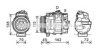 AVA QUALITY COOLING MSK615 Compressor, air conditioning